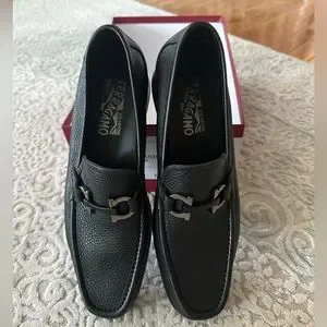 Salvatore Ferragamo | Shoes | Color Nero Pebble Calf | Poshmark display picture 3